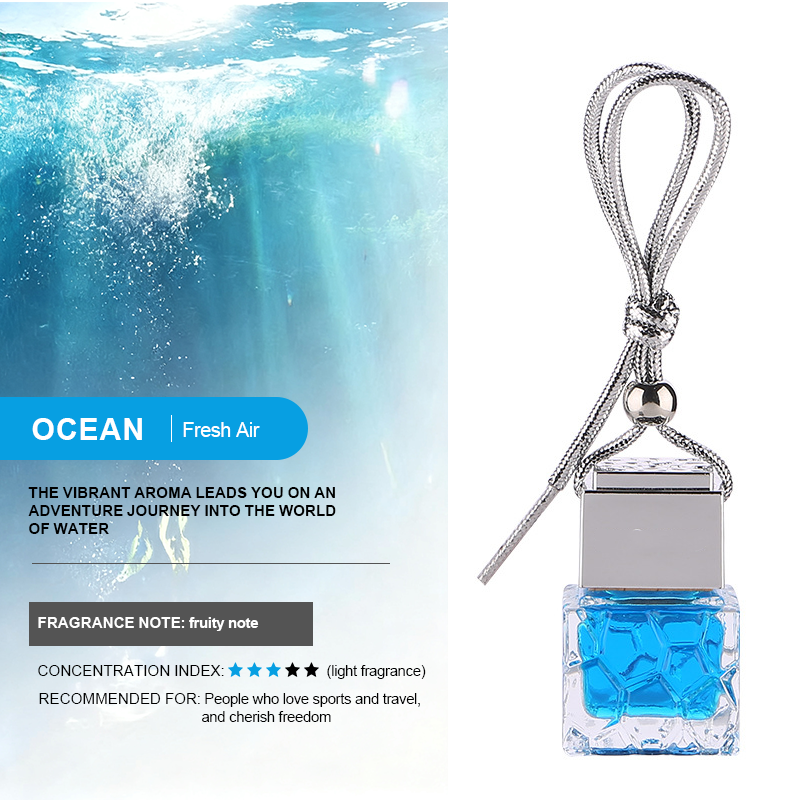 Water Cube Hanging Car Air Freshener