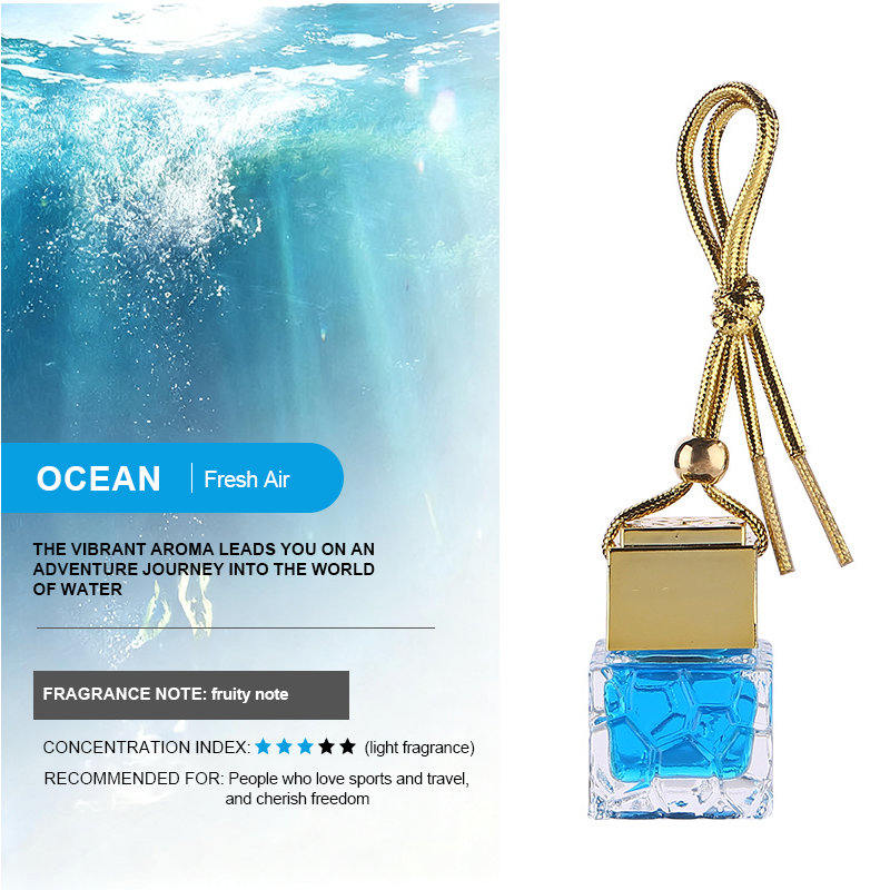 Water Cube Hanging Car Air Freshener
