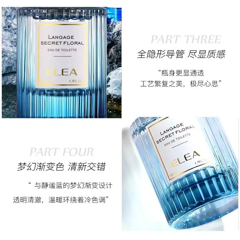 ELEA Floral Whisper Women‘s Eau de Toilette - A Light, Natural, Fresh & Alluring Floral Fragrance