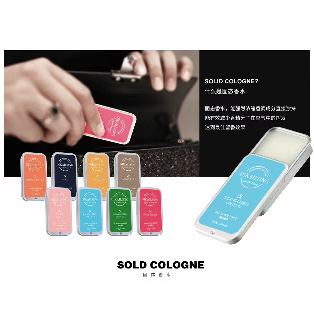 Solid Perfume Balm for Men & Women Long-Lasting, Portable Fragrance Stick