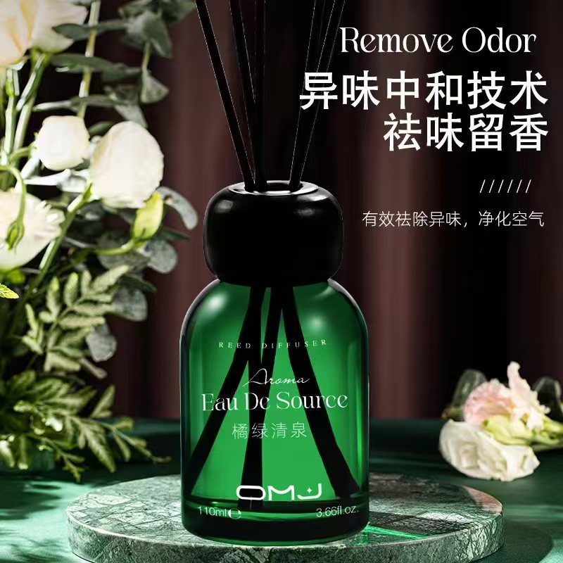 Euromeiga Collection: Orange & Green Spring Reed Diffuser - Fragrance for Every Room