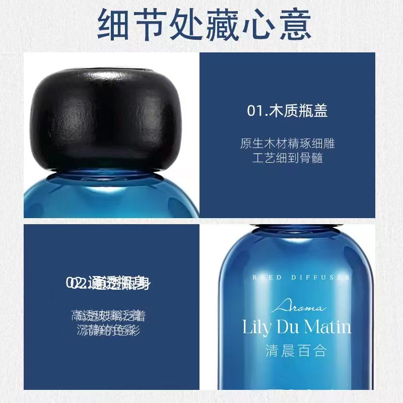 Euromeiga Collection: Orange & Green Spring Reed Diffuser - Fragrance for Every Room - 3