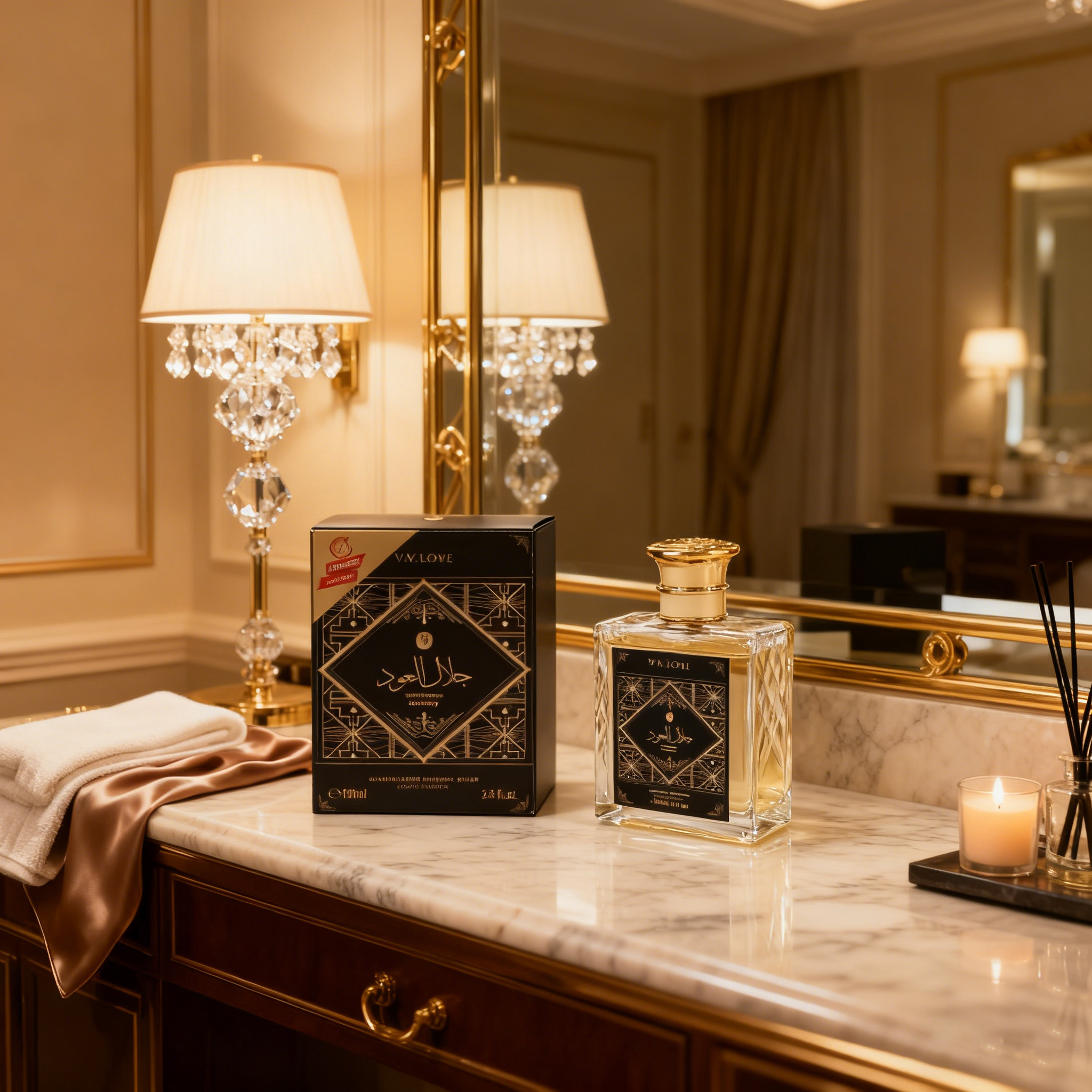 Fresh and long-lasting fragrance with sophisticated perfume notes.