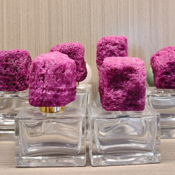 Raw Crystal Stone Cap & Gemstone Aromatherapy Perfume Bottle - 11