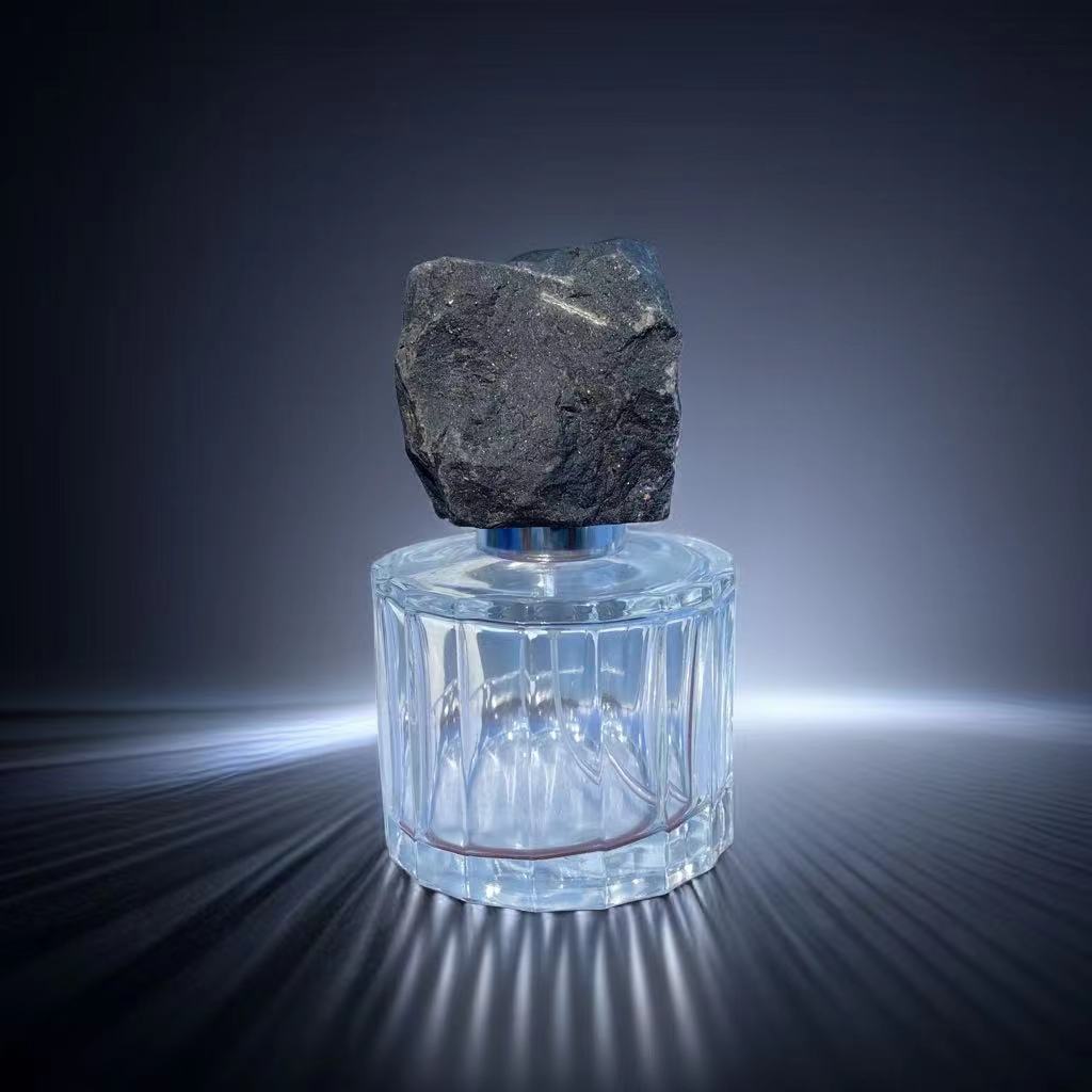 Raw Crystal Stone Cap & Gemstone Aromatherapy Perfume Bottle - 10