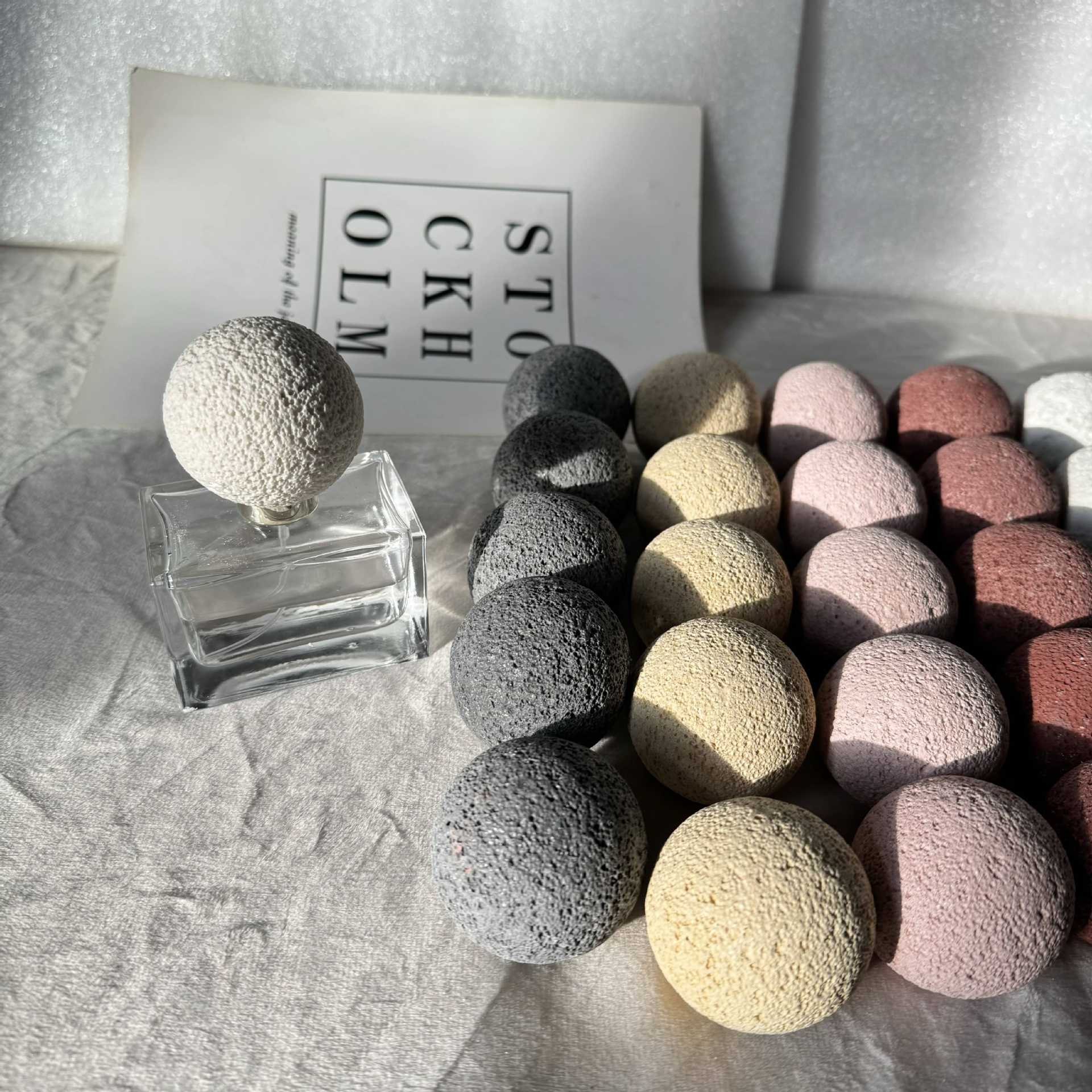 Creative organic composite perfume cap, eco-friendly material, perfume packaging.