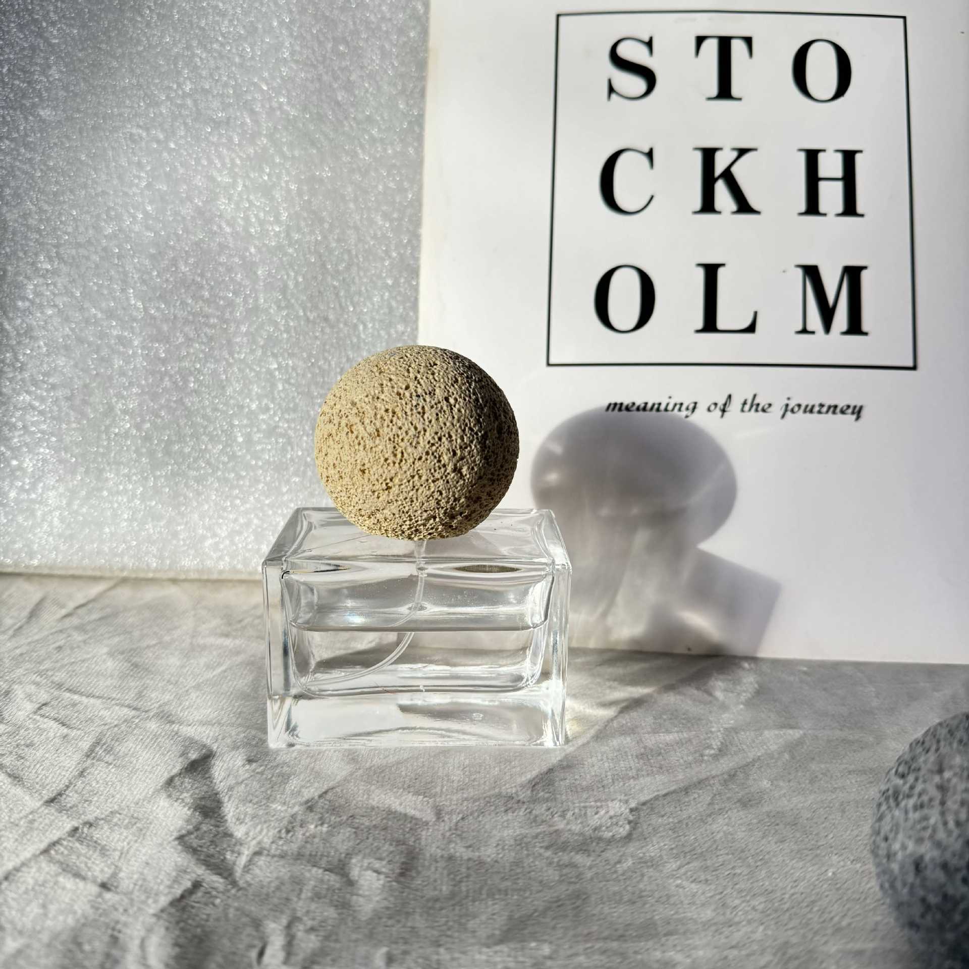 Creative organic composite perfume cap, eco-friendly material, perfume packaging. - 4