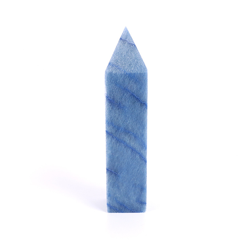 Natural Rose Quartz Square Prism - 10