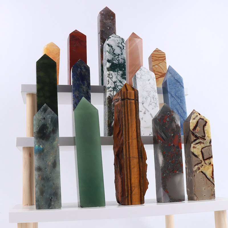 Natural Rose Quartz Square Prism