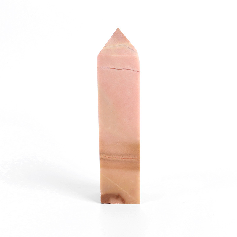 Natural Rose Quartz Square Prism - 17