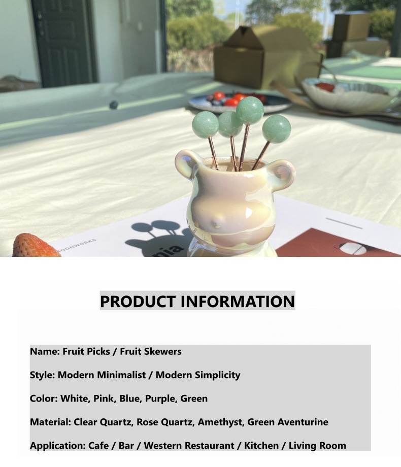 Crystal fruit skewer  - 8