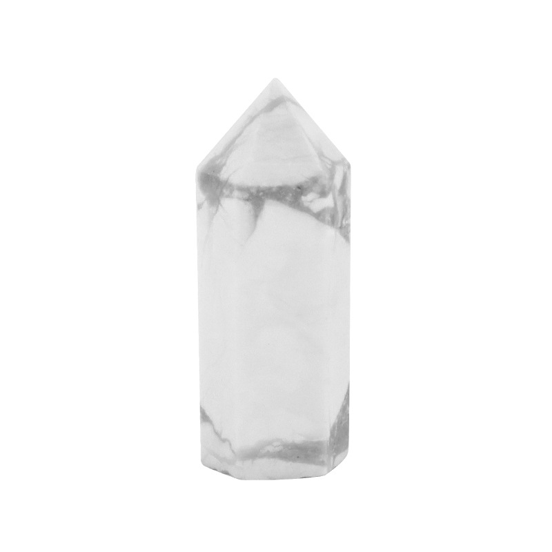 Natural rose quartz hexagonal prism - 4