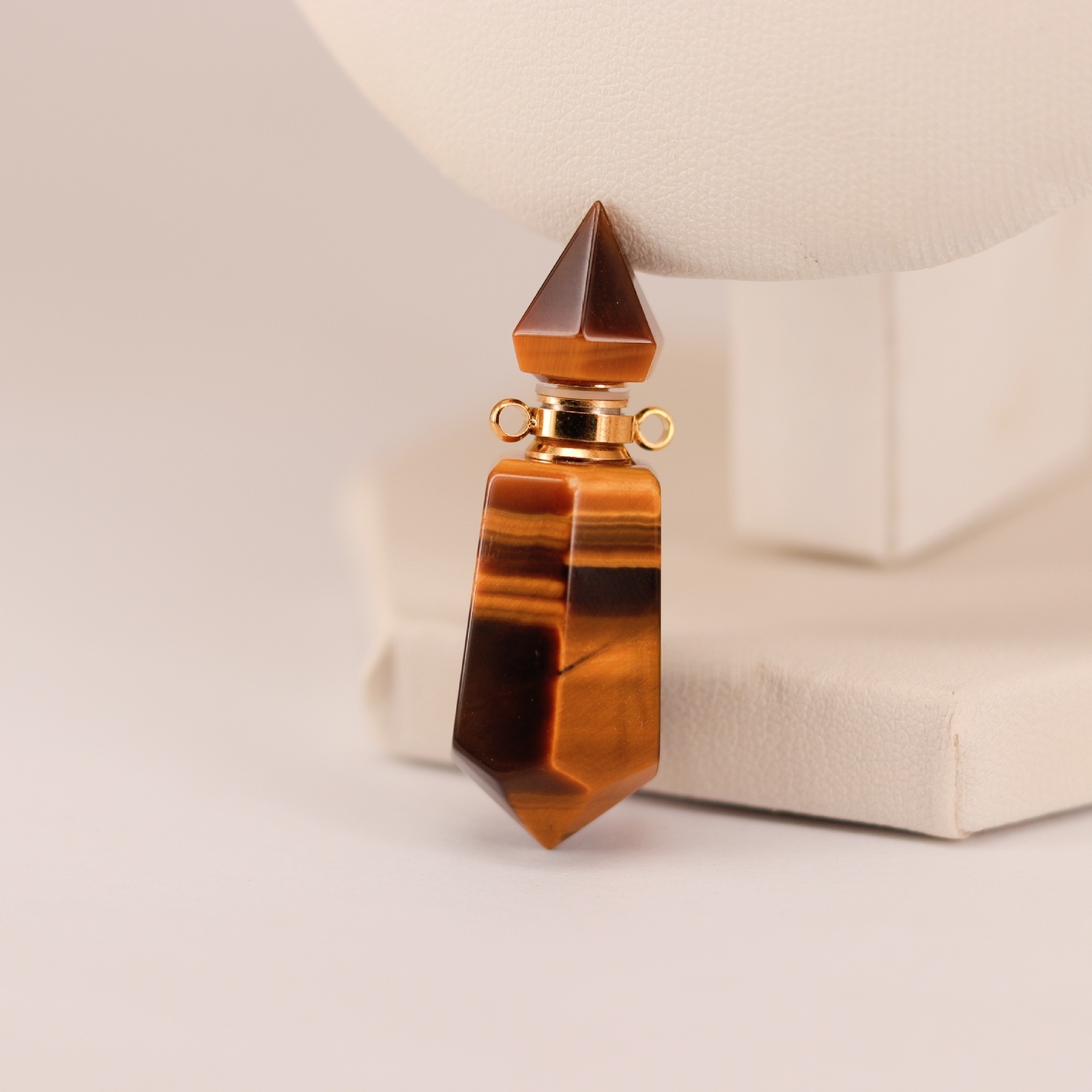 Natural Hexagonal Double-Terminated Crystal Pendant - 7
