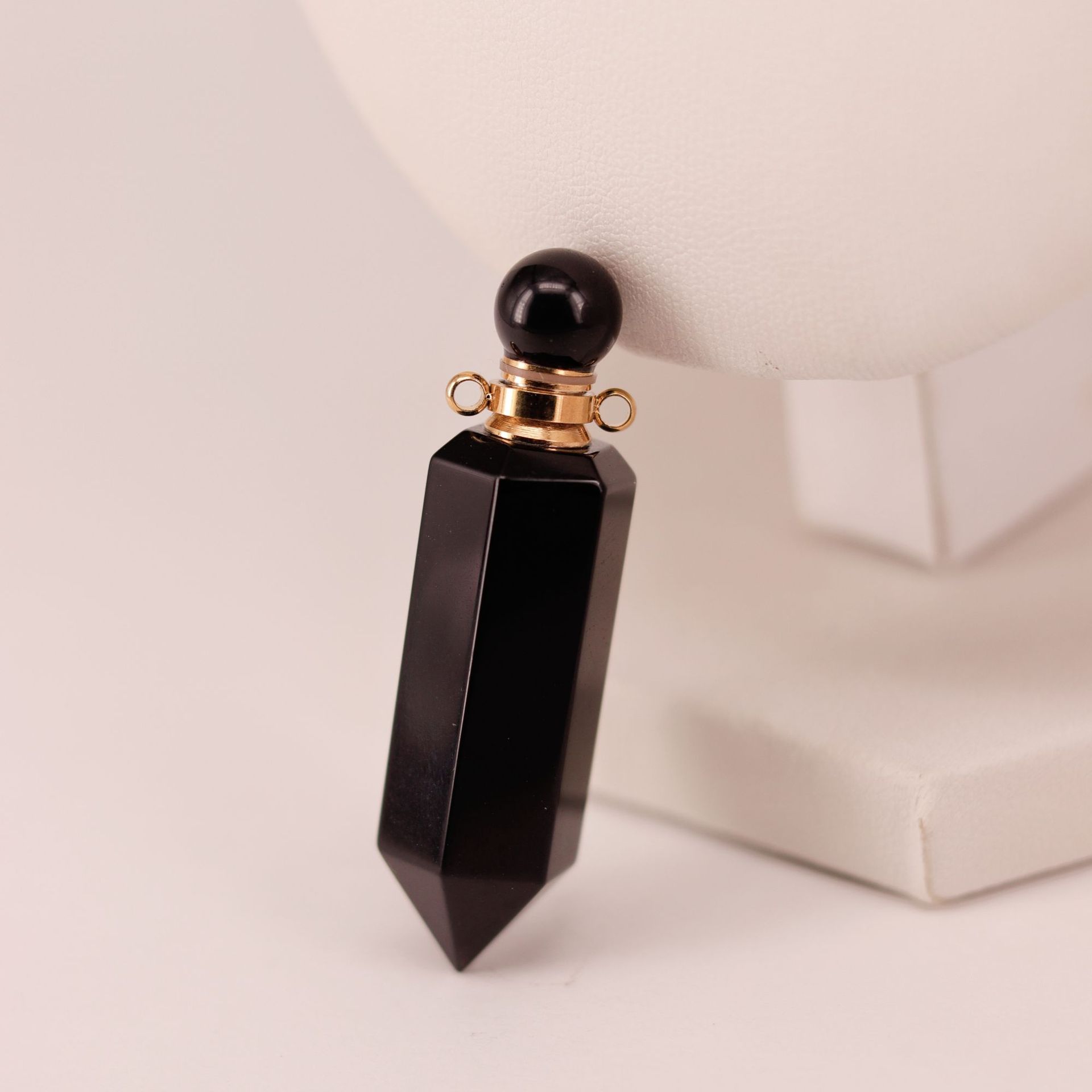 Hexagonal Crystal Roll-On Oil Pendant - 5