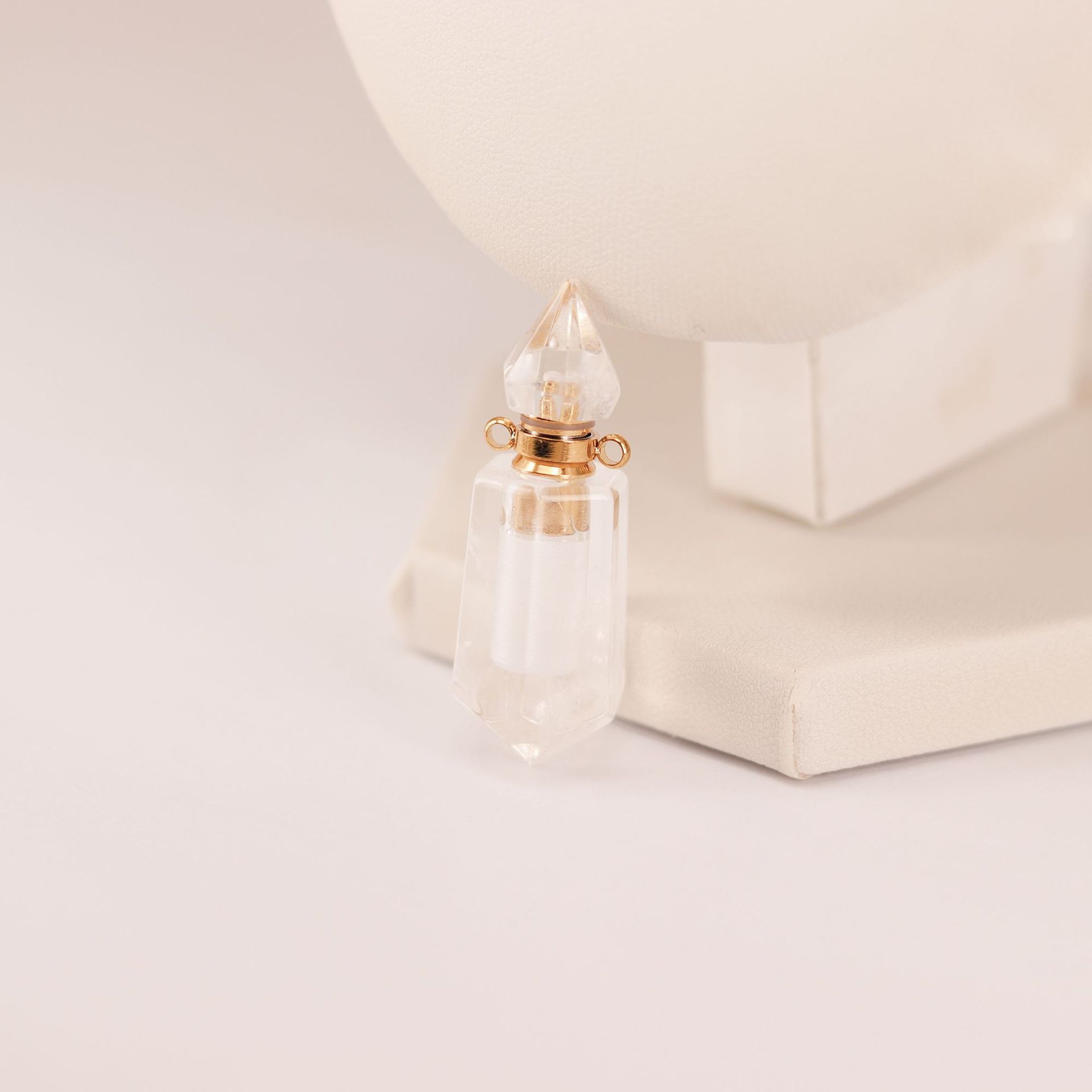 Natural Hexagonal Double-Terminated Crystal Pendant - 5