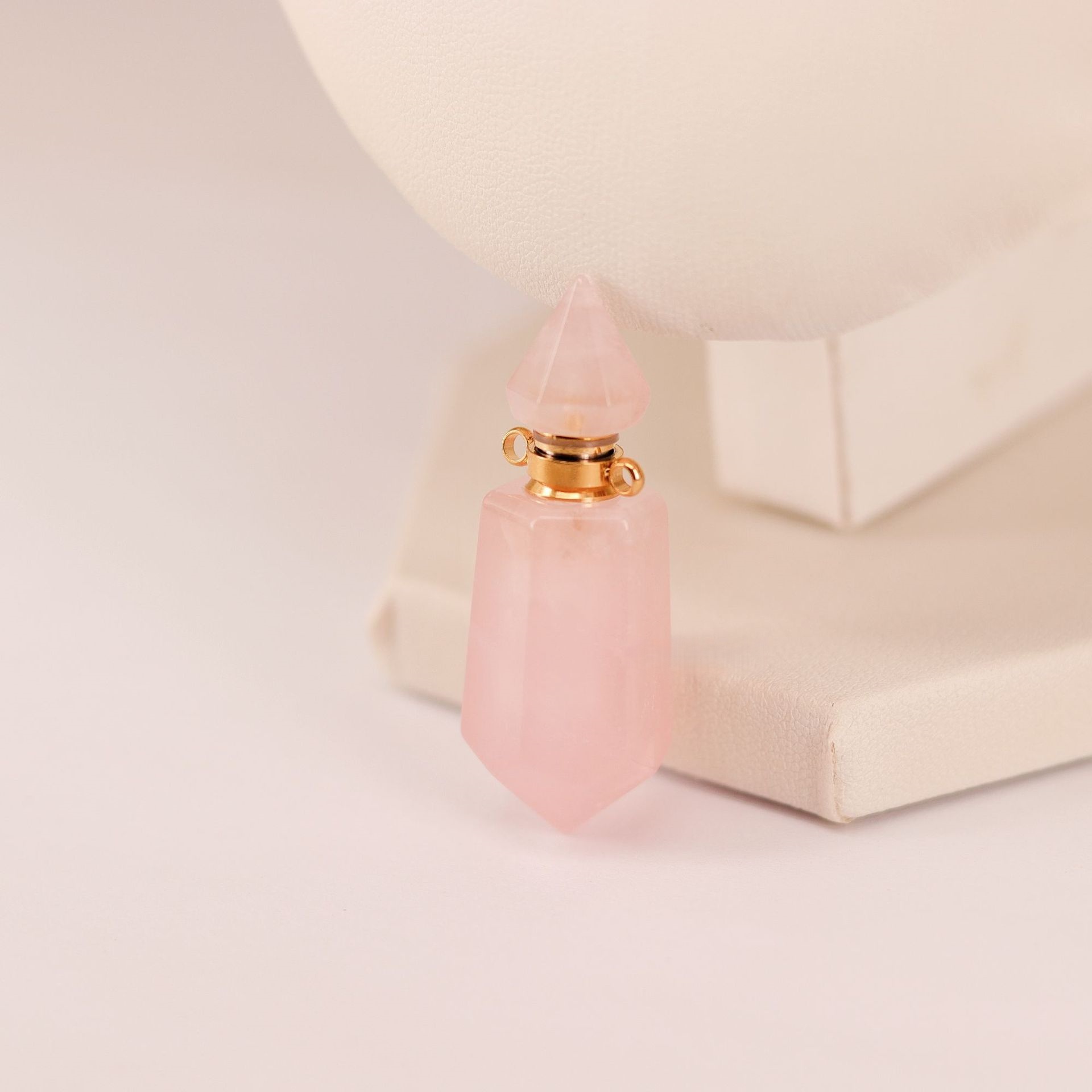Natural Hexagonal Double-Terminated Crystal Pendant - 13