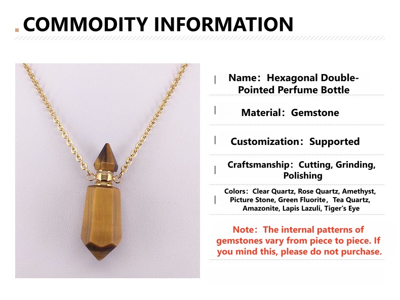 Natural Hexagonal Double-Terminated Crystal Pendant
