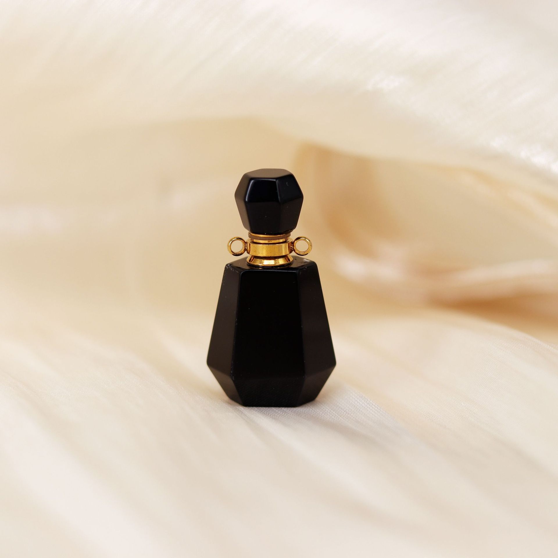 Multi-Faceted Crystal Perfume & Oil Pendant Necklace - 7