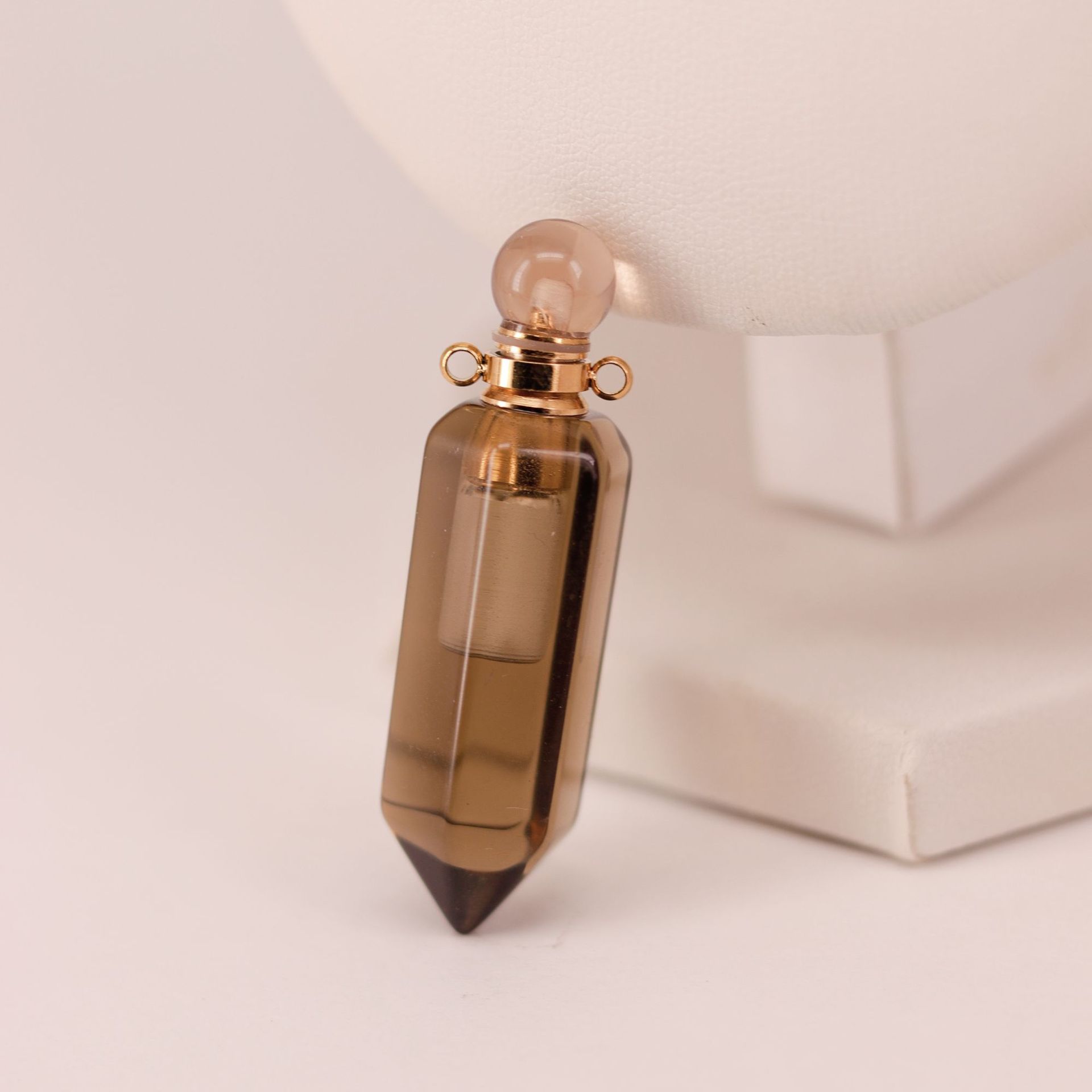 Hexagonal Crystal Roll-On Oil Pendant - 3